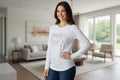 #606B Rhinestone Canasta Is My Favorite Season Long Sleeve Tee Shirt /  Black or White