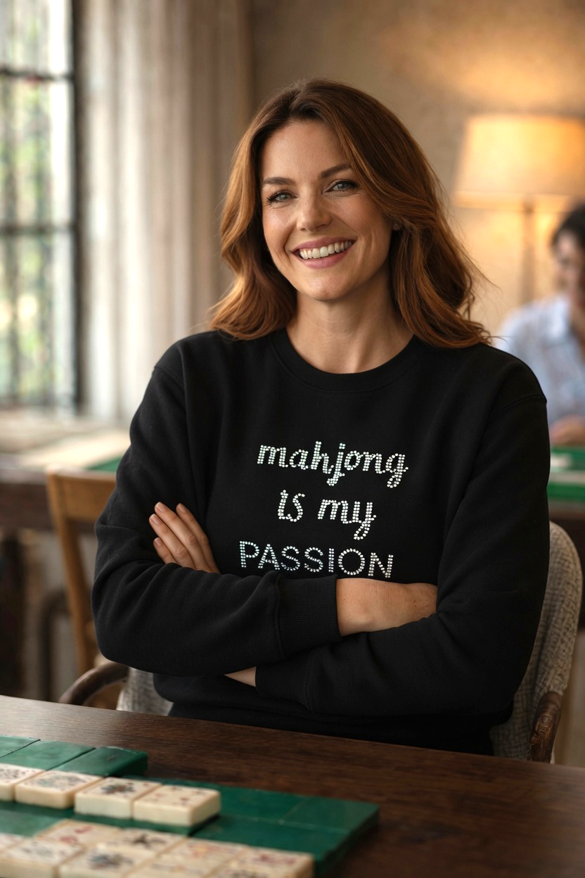 Mahjong-Is-My-Passion-Pullover-Sweatshirt-Black